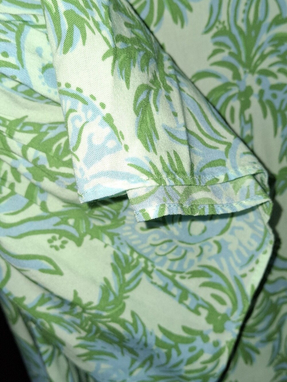 Lilly Pulitzer Danika Tunic Top In Cool Mint Catchin Rays - Picture 8 of 12